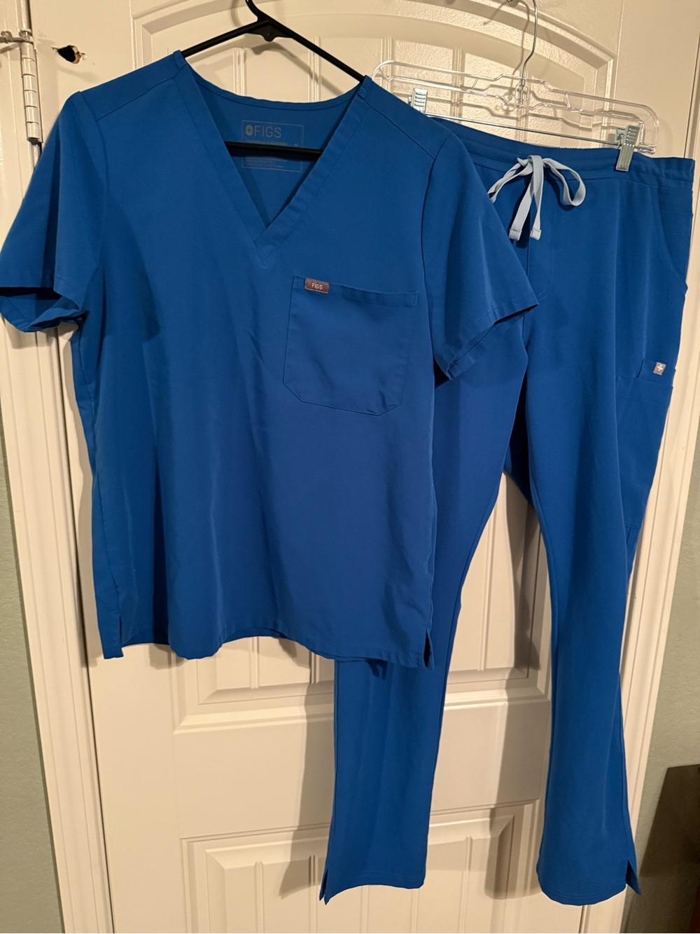 Figs Women’s Scrub Set in Royal Blue - Top & Pants